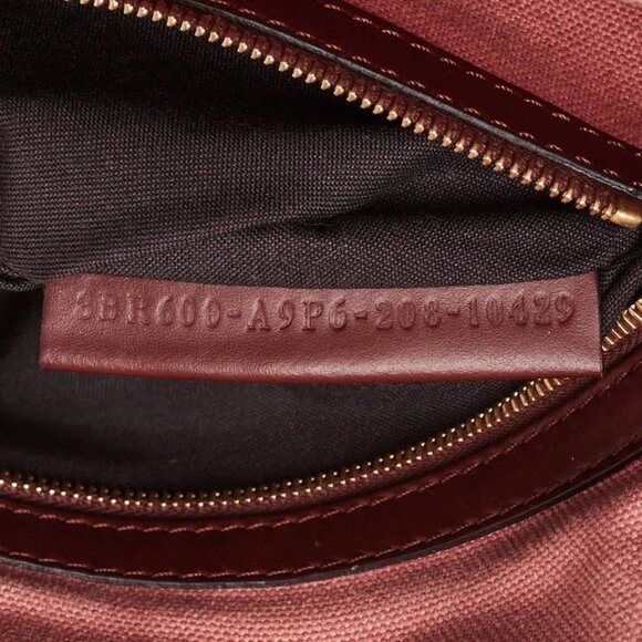 Fendi Pink FF Cotton Canvas Medium Baguette Bag - 8BR600 - Picture 11 of 11